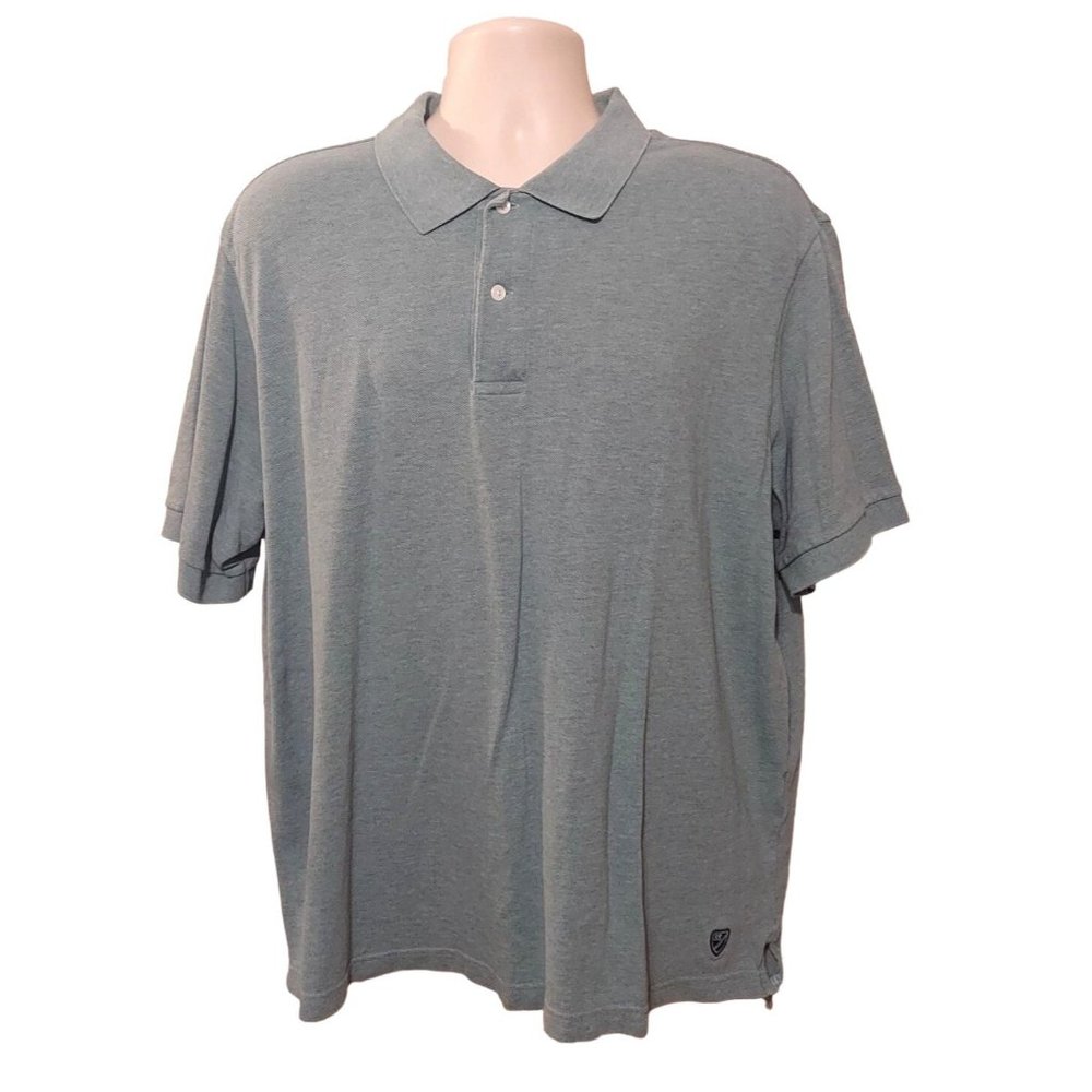 Cremieux Classics Polo Shirt XL Green Short Sleeve Golf 100% Cotton